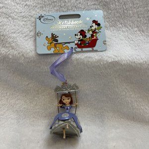 Disney Sophia the 1st 2015 Christmas Sketchbook Ornament Princess Swinging First